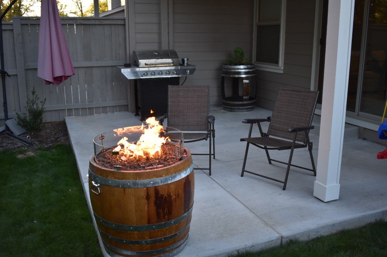 34 Barrel Wine Barrel Fire Pit