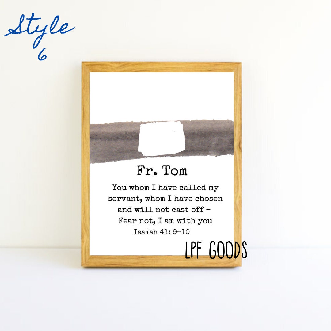 DIGITAL DOWNLOAD Personalized Gift for Your Priest Choose - Etsy
