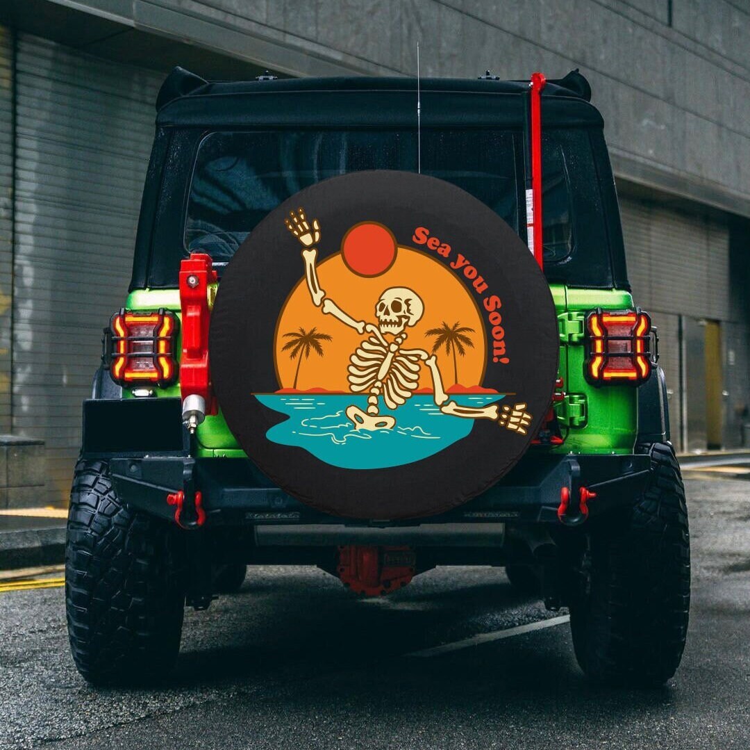 Buy Sea You Soon Spare Tire Cover Dust-proof Fit for All Vehicles Online in  India Etsy