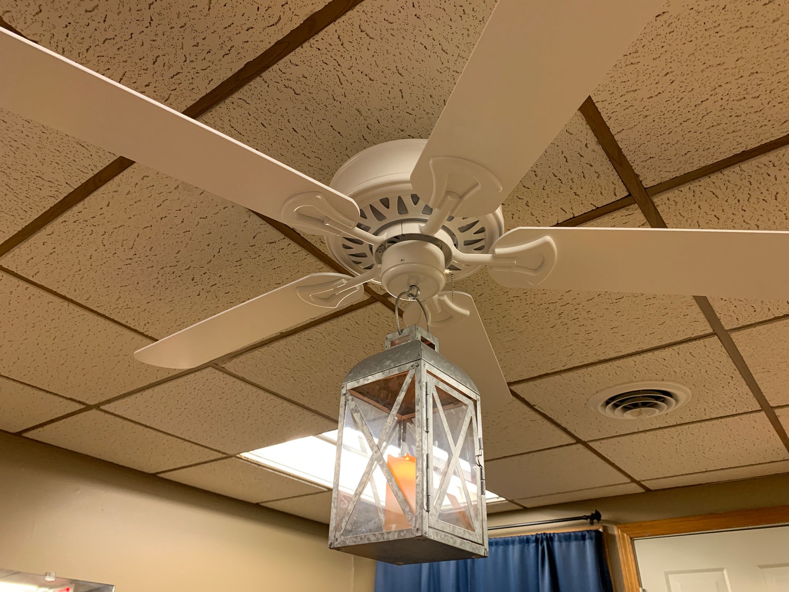 Custom Ceiling Fan Hanging Lantern Light Kit NO WIRING Etsy UK