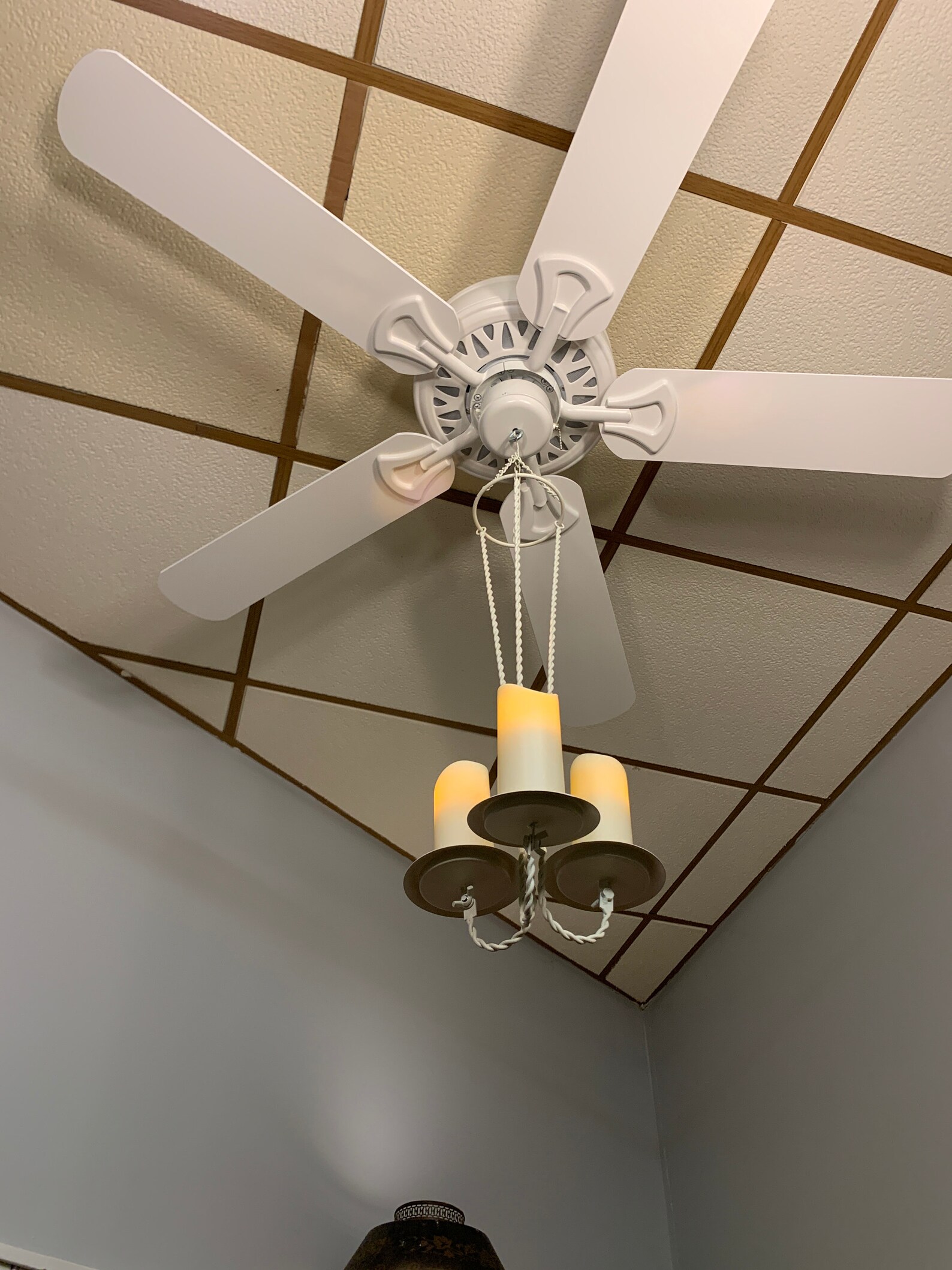 Custom Ceiling Fan Hanging Candle Holder Light Kit NO WIRING REQUIRED Etsy