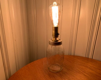 Mason Jar Edison Bulb Accent Light