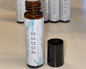 FOCUS Essential Oil Blend, FOCUS Essential Oil Rollers, FOCUS Aromatherapy, All Natural Essential Oil Blends