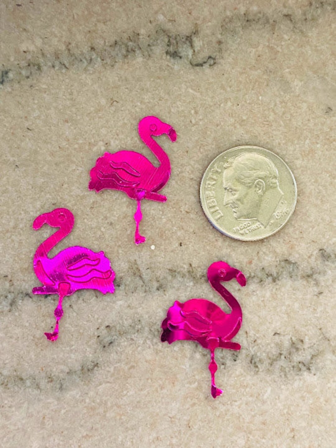 75 Pink Flamingo Confetti Luau Party Party Table Scatter Etsy