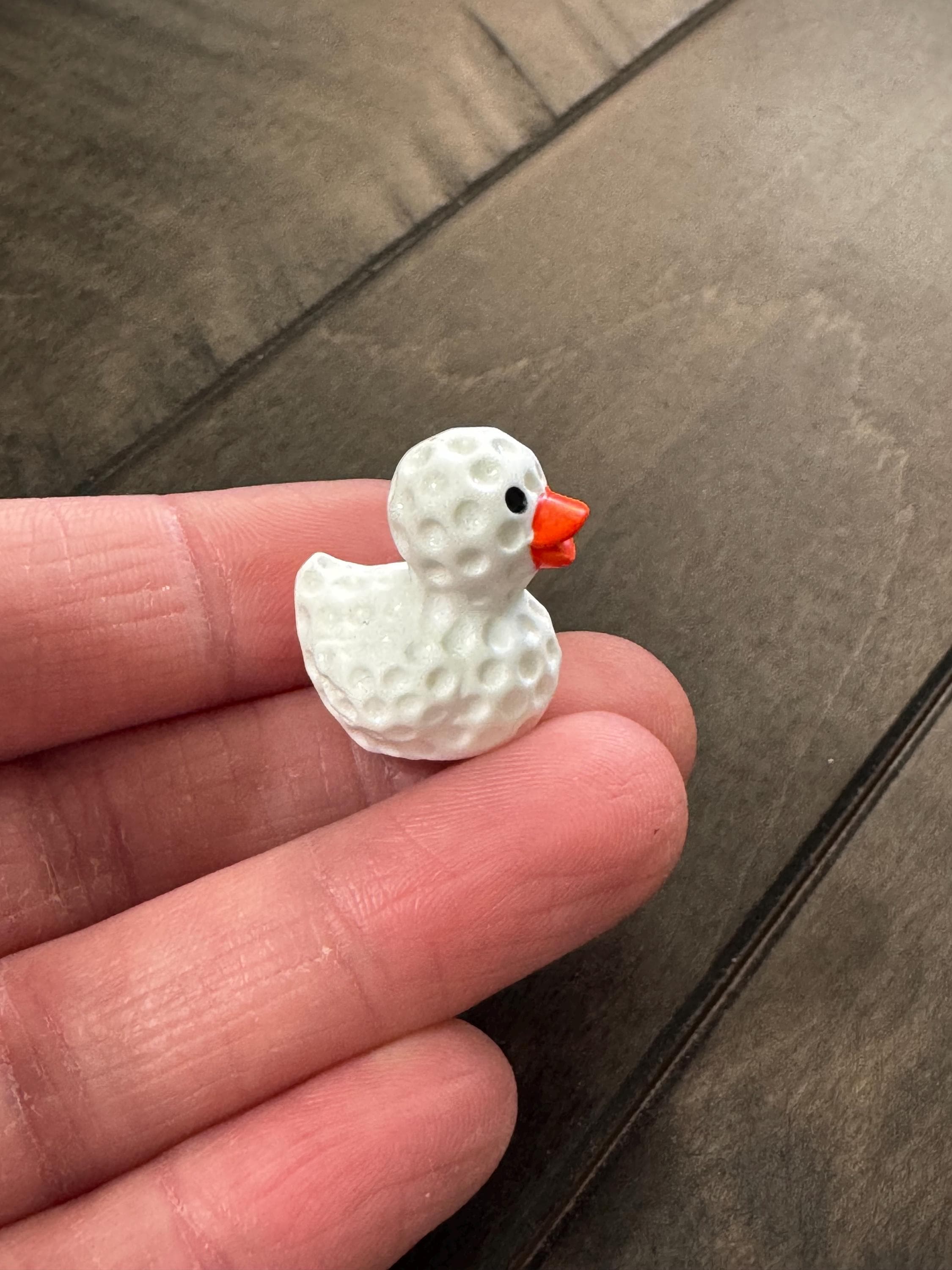Golf Ball Ducks Miniature Resin, Golf Ducks, Cruise Ducks, Miniature Landscape Ducks, Jeep, Dollhouse, Trinkets, Cruise Ducks, Hiding Ducks