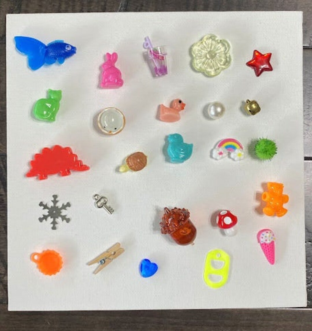 25pc Tiny Trinkets I SPY Kit Fairy Garden Kit Miniatures Etsy