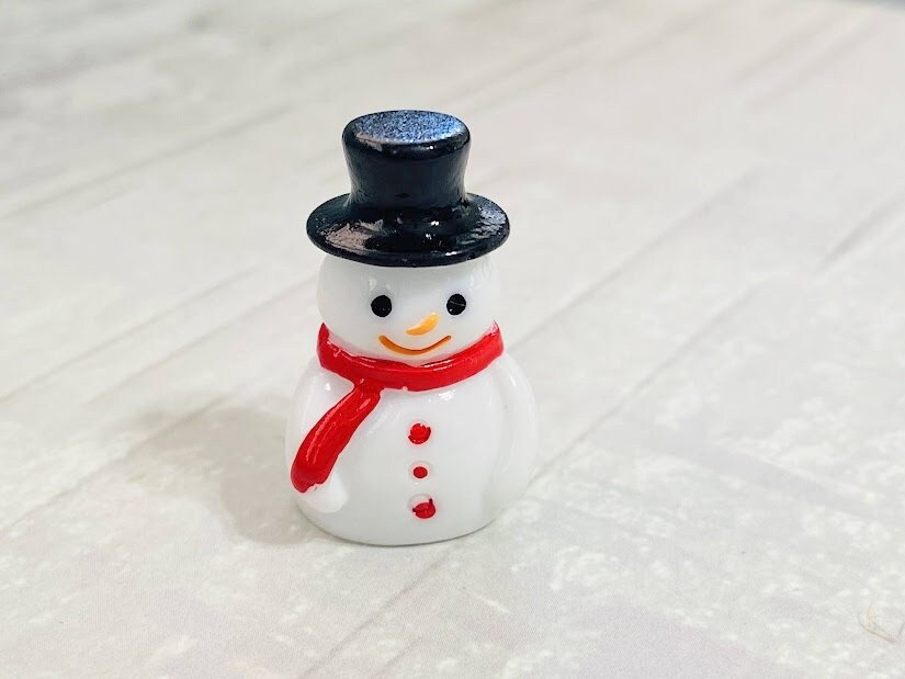4Pcs Mini Cylinder Hats Small Top Hat Decorative Snowman Hat Doll