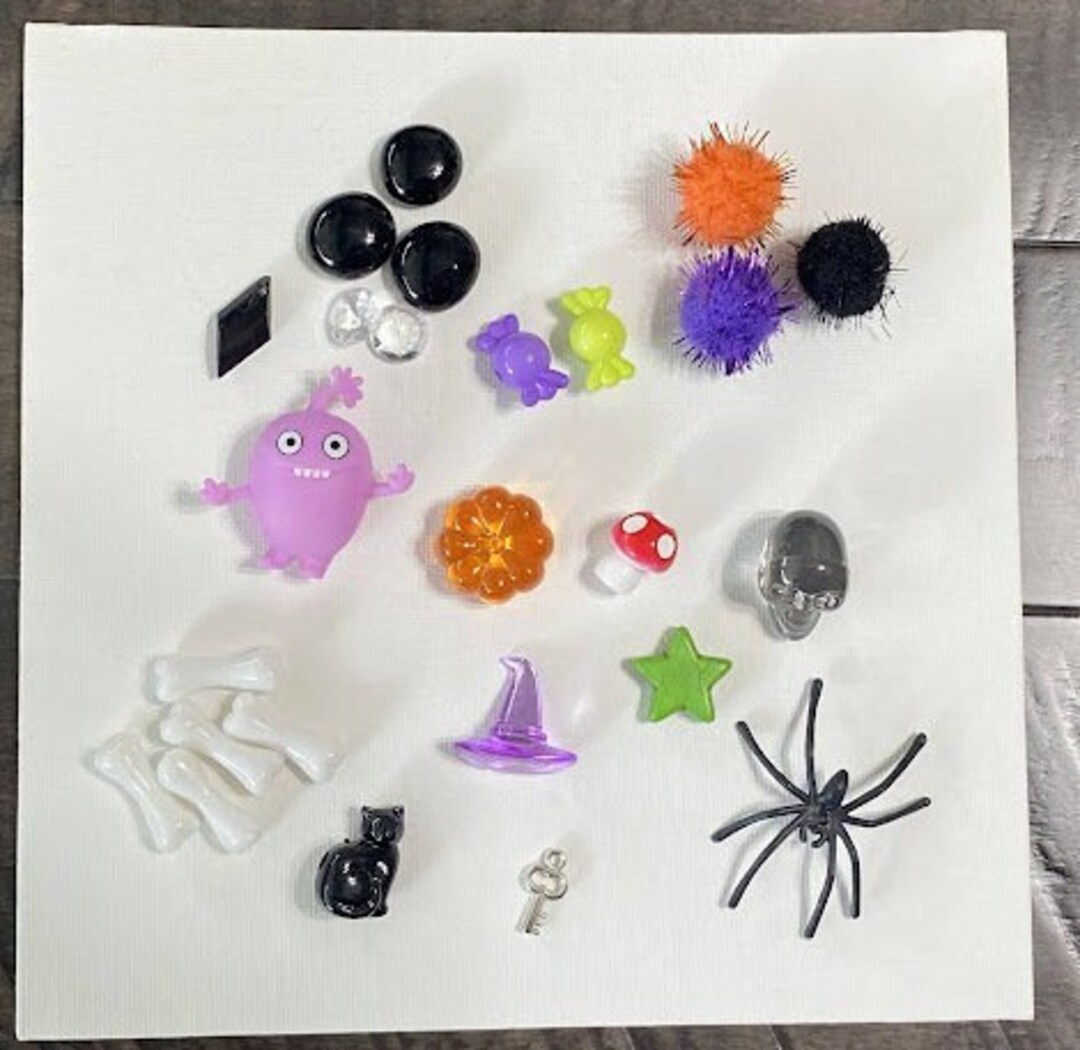 25pc Halloween Trinkets I SPY Kit Fairy Garden Kit Etsy