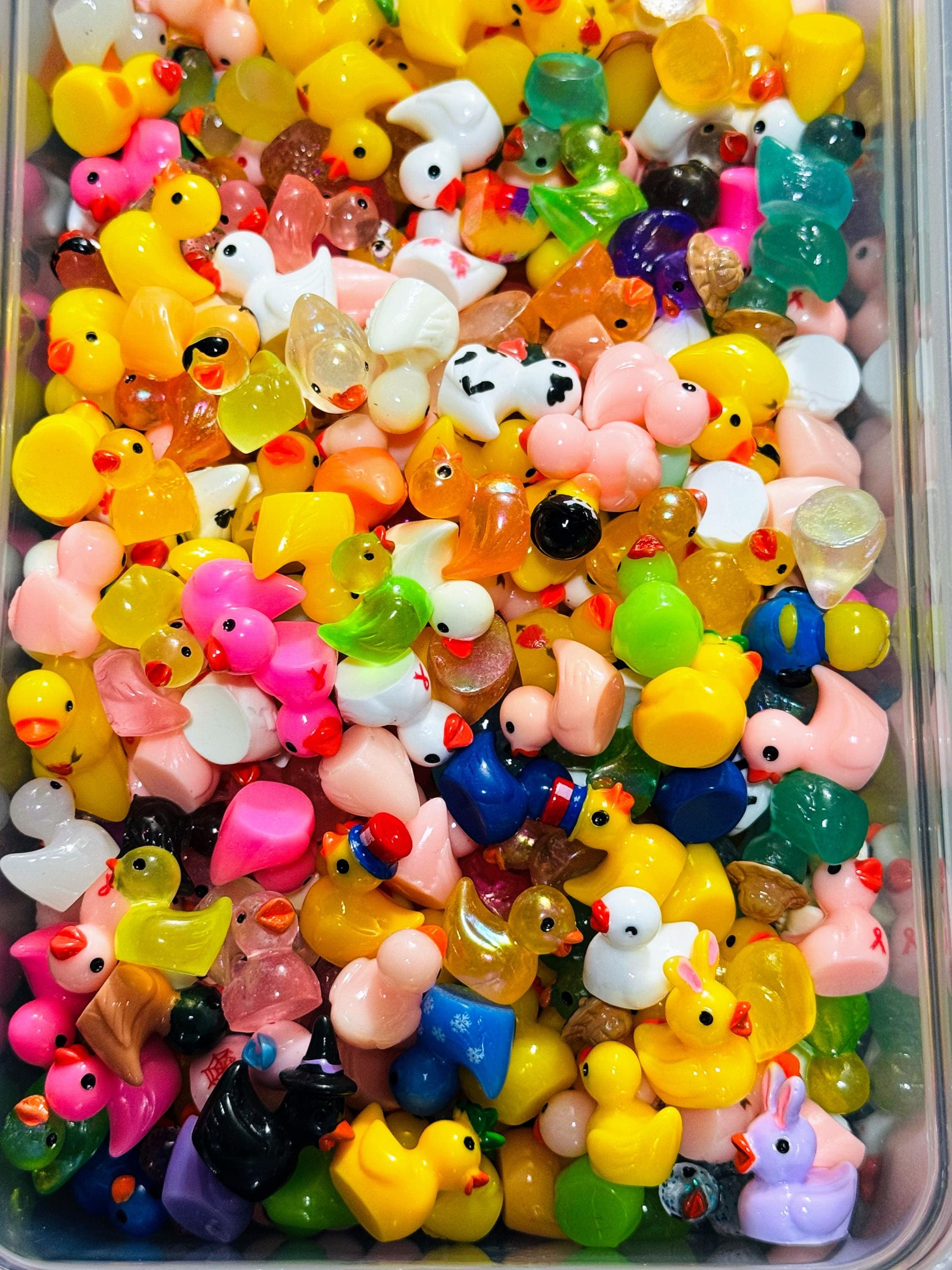20 Miniature Ducks, Mystery Ducks,  Random Mix Ducks, Fairy Garden, Dollhouse, Trinkets, I Spy, Miniatures, Hiding Ducks, Jeep, Cruise Ducks