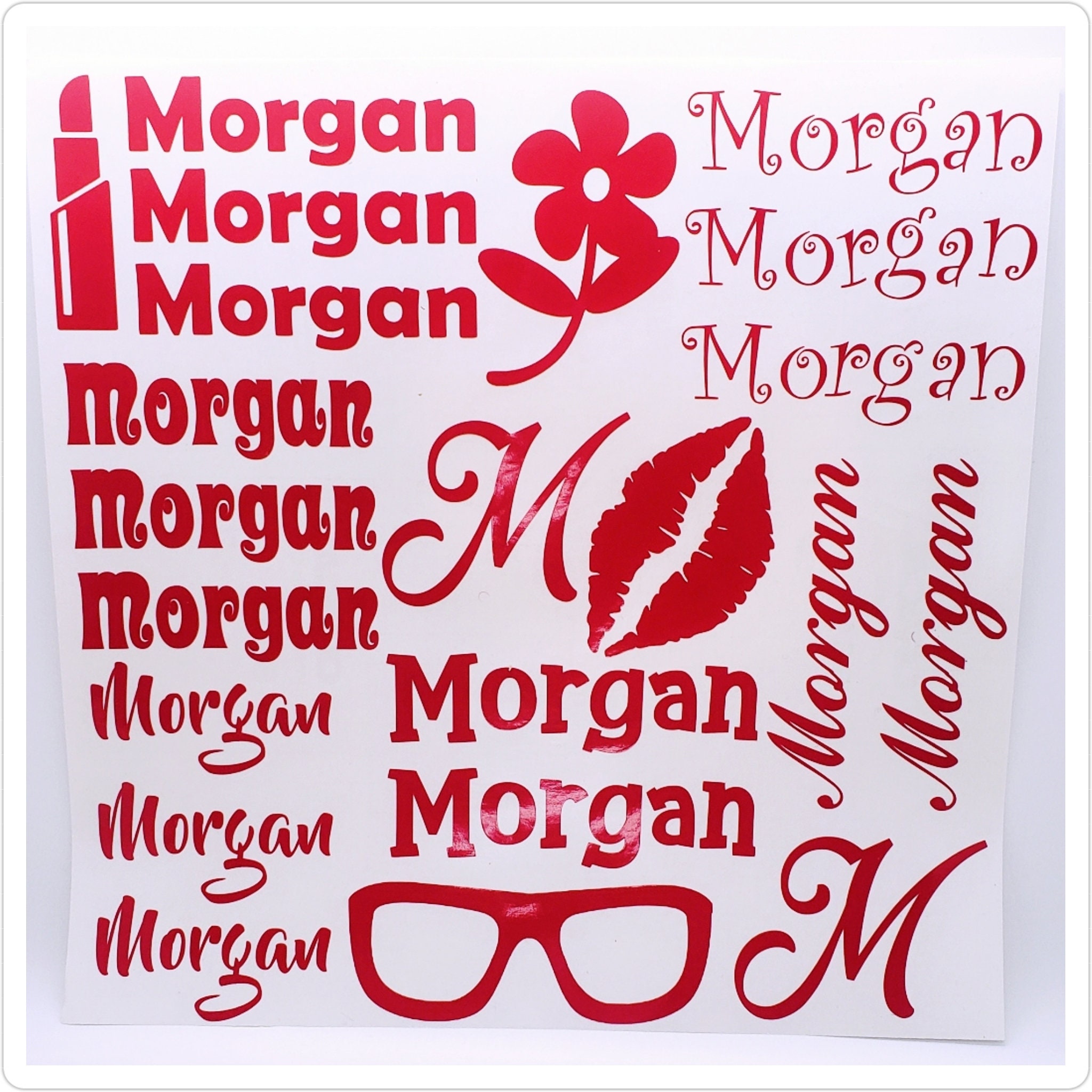 Stickers, Labels & Tags Personalized Decal Label 12x12 Sheets for Kids