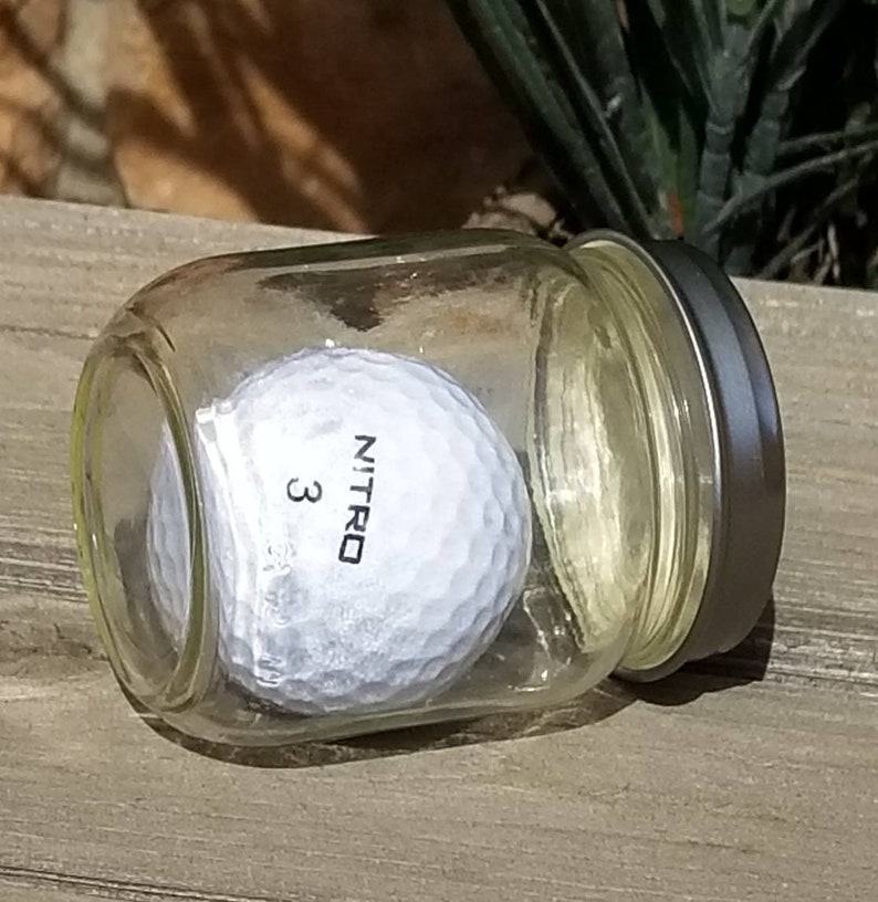 IMPOSSIBLE BOTTLE Golf Ball in a Tiny Jar Etsy