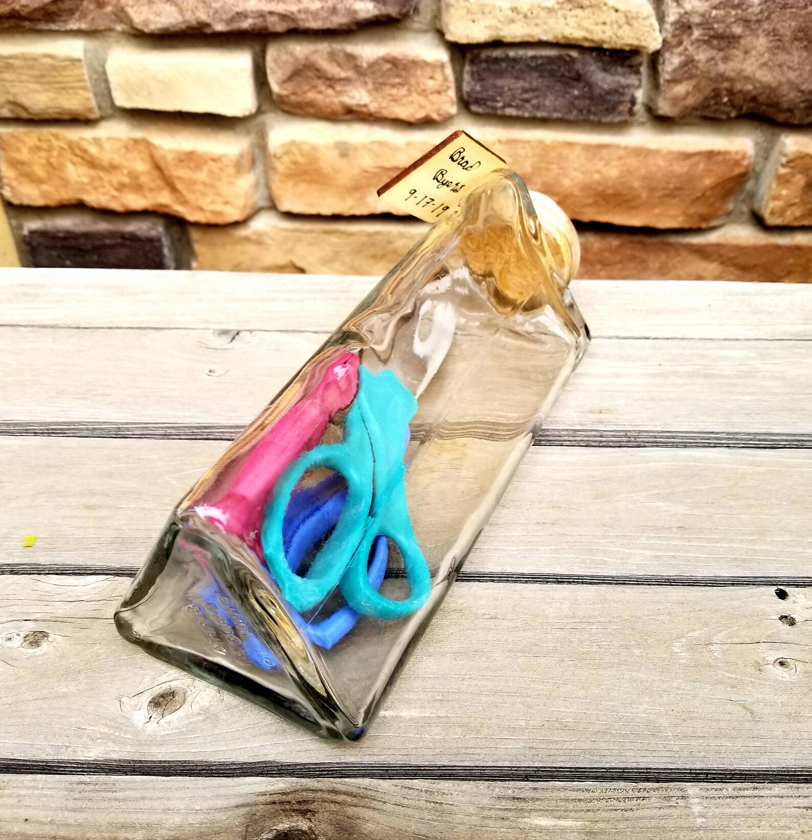 IMPOSSIBLE BOTTLE – Scissors, 3-pair in VINTAGE Bottle - Etsy