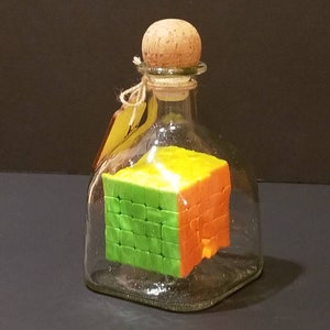 IMPOSSIBLE BOTTLE – 5x5 Rubik’s Cube in a Patron TEQUILA Bottle