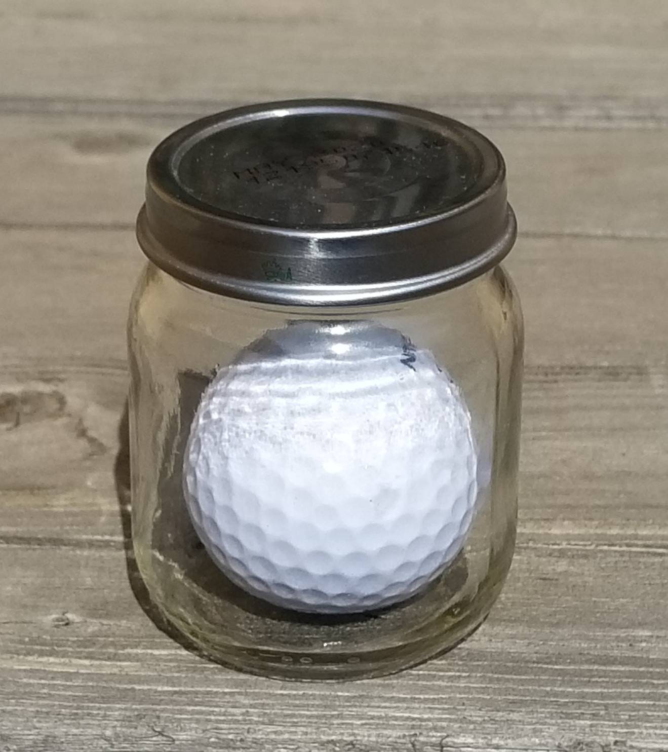 IMPOSSIBLE BOTTLE Golf Ball in a Tiny Jar Etsy