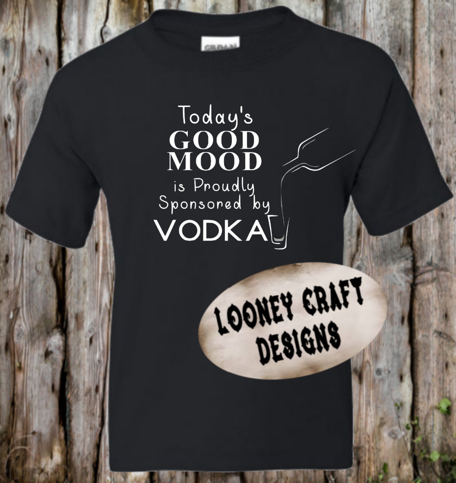 Good Mood Vodka Shirt Vodka Drinking Shirt Vodka Girl Shirt Etsy UK