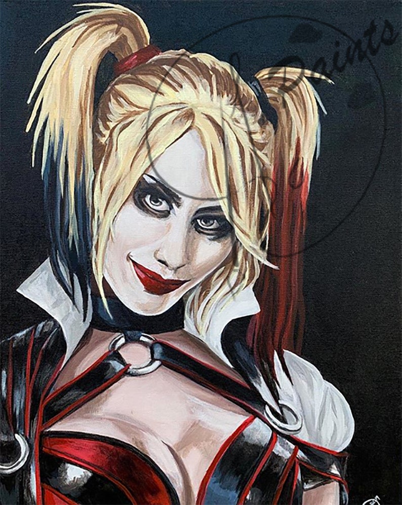 Harley Quinn _ Harley Quinn Art Print Etsy Canada