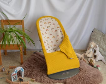 RAINBOW Baby Bjorn Wipper Bouncer Cover Waffle Cloth