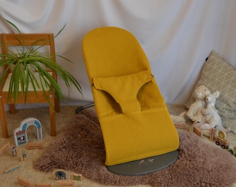 Beschermhoes - NEW STYLE - Baby Bjorn wipper bouncer cover - Wafeldoek