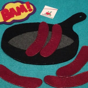 5 fat sausages felt story set