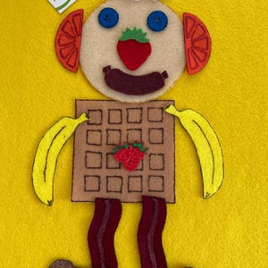 Flip flop Jack - breakfast felt story