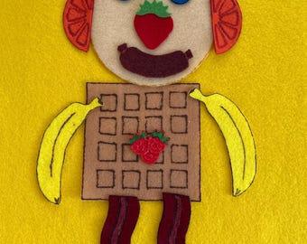 Flip flop Jack - historia del fieltro del desayuno