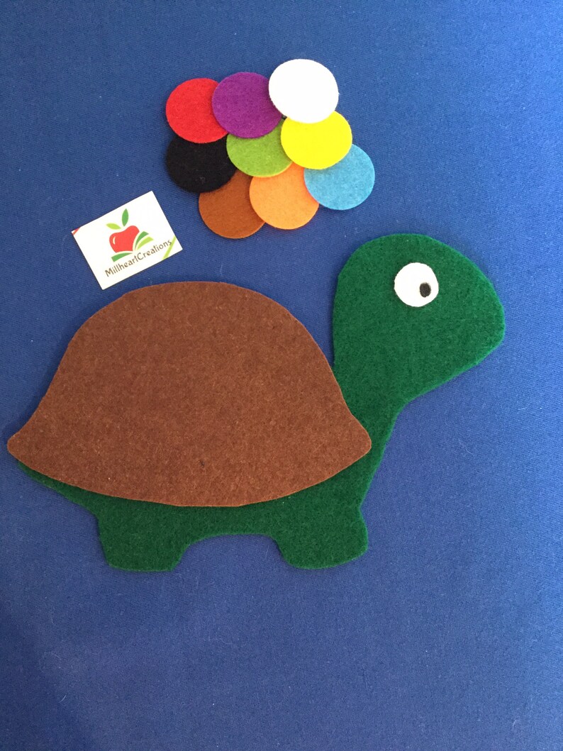Turtle Spots - Felt Story - Etsy