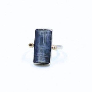 Kyanite statement ring