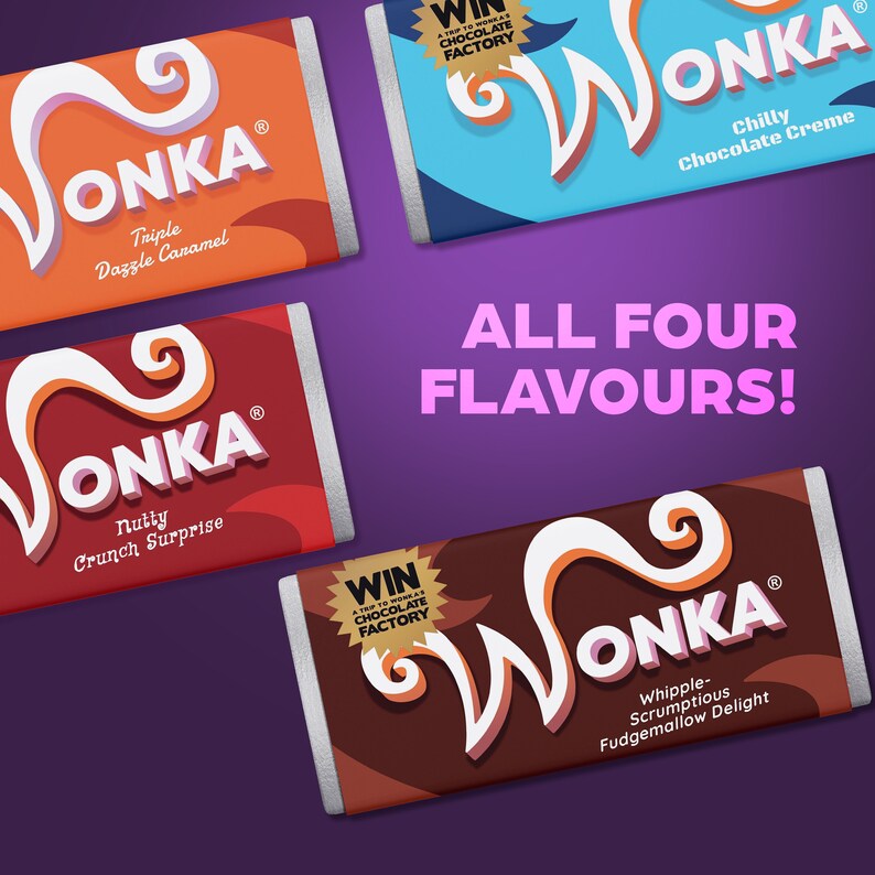 Wonka Bar WRAPPER. CUSTOMIZABLE Charlie / Chocolate Factory Etsy
