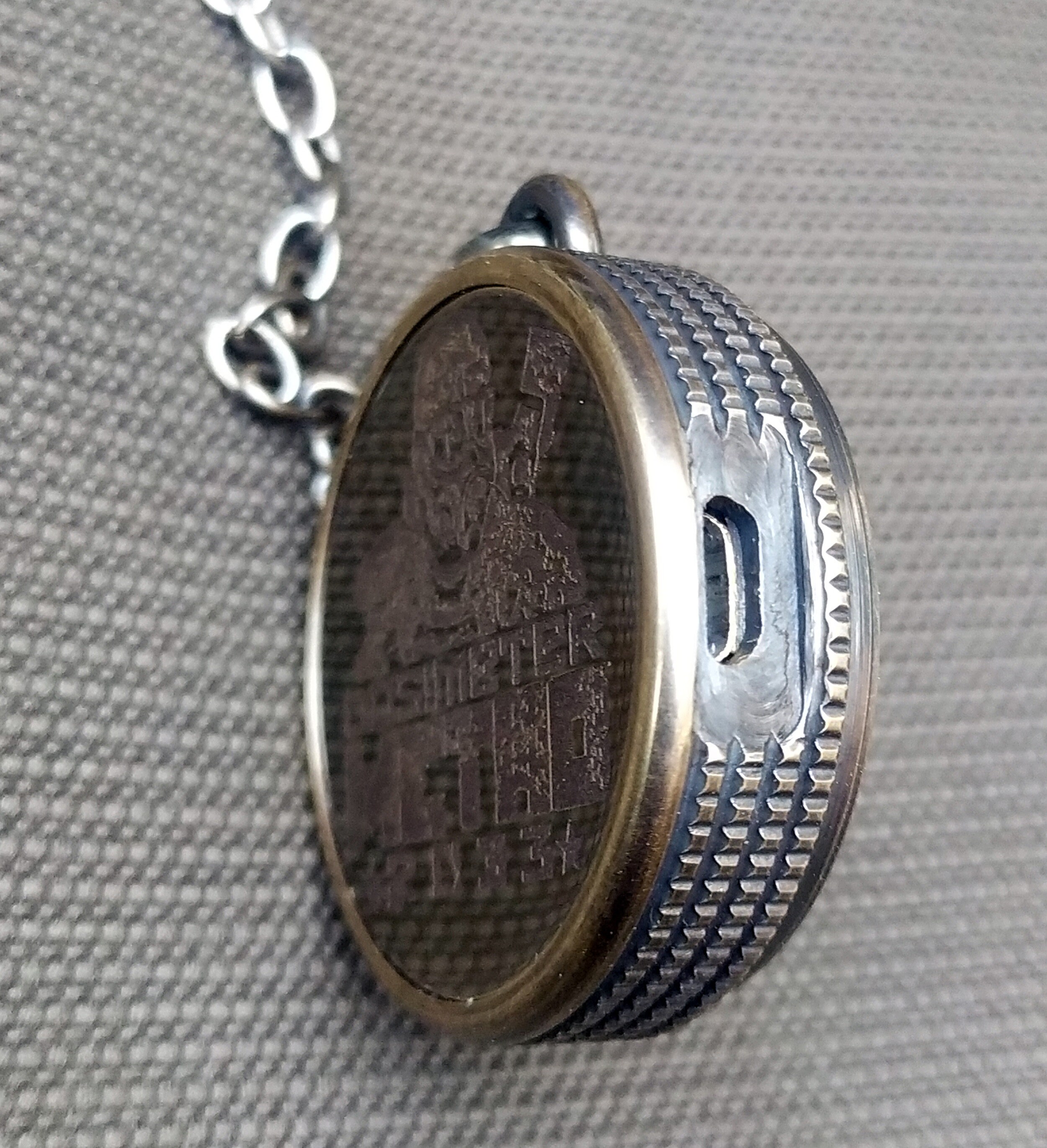 METRO 2033 styled LED pocket watch dosimeter Etsy