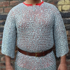 9MM Riveted Ring Chainmail Shirt Medieval Armour SCA Reenactment