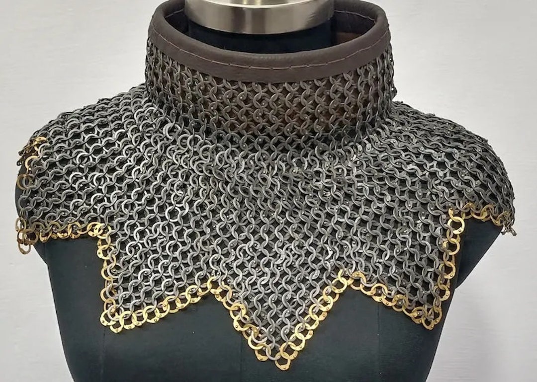 Aventail For Helm - Alternative Dome Riveted Flat Rings
