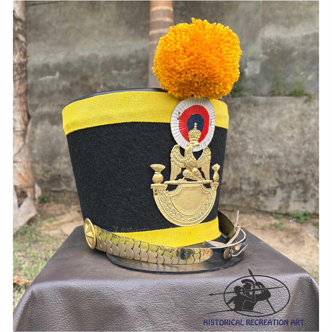 フランス軍　シャコ帽　海軍　アンティーク　ミリタリー　軍物　店舗什器　軍帽　海兵 フランス軍 シャコ帽 海軍 アンティーク ミリタリー 軍物 店舗什器