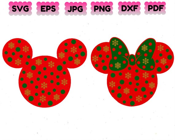 Download Free Disney Christmas Svg Christmas Svg Minnie Christmas Svg Etsy SVG DXF Cut File