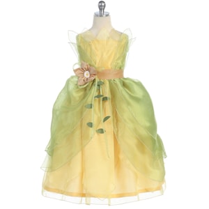 Tiana Princess Inspired Dress For girls .Elegant and high quality