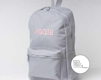 Personalised Initials Rucksack Backpack Back to School Bag Custom Many Colours