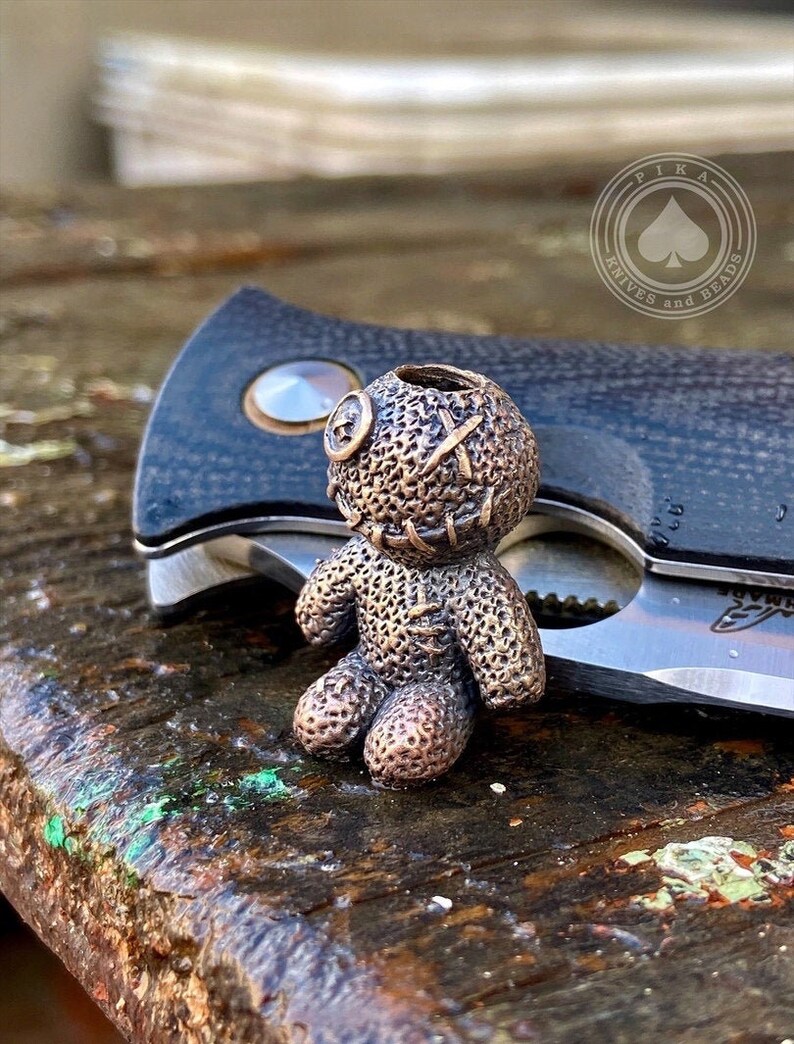 Paracord bead Knife Keeper Doll Etsy