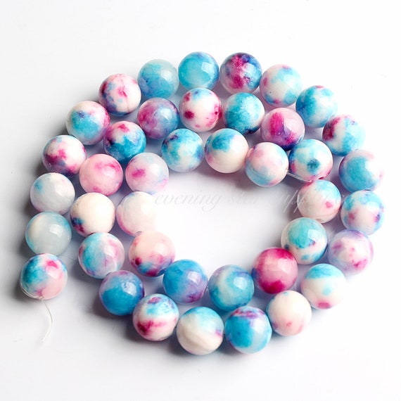 6,8,10,12mm Round Candy Jade Gemstone Beads For Jewelry Making Spacer Strand 15" 