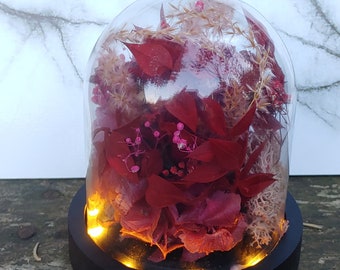 Infinity Rose Glass Dome
