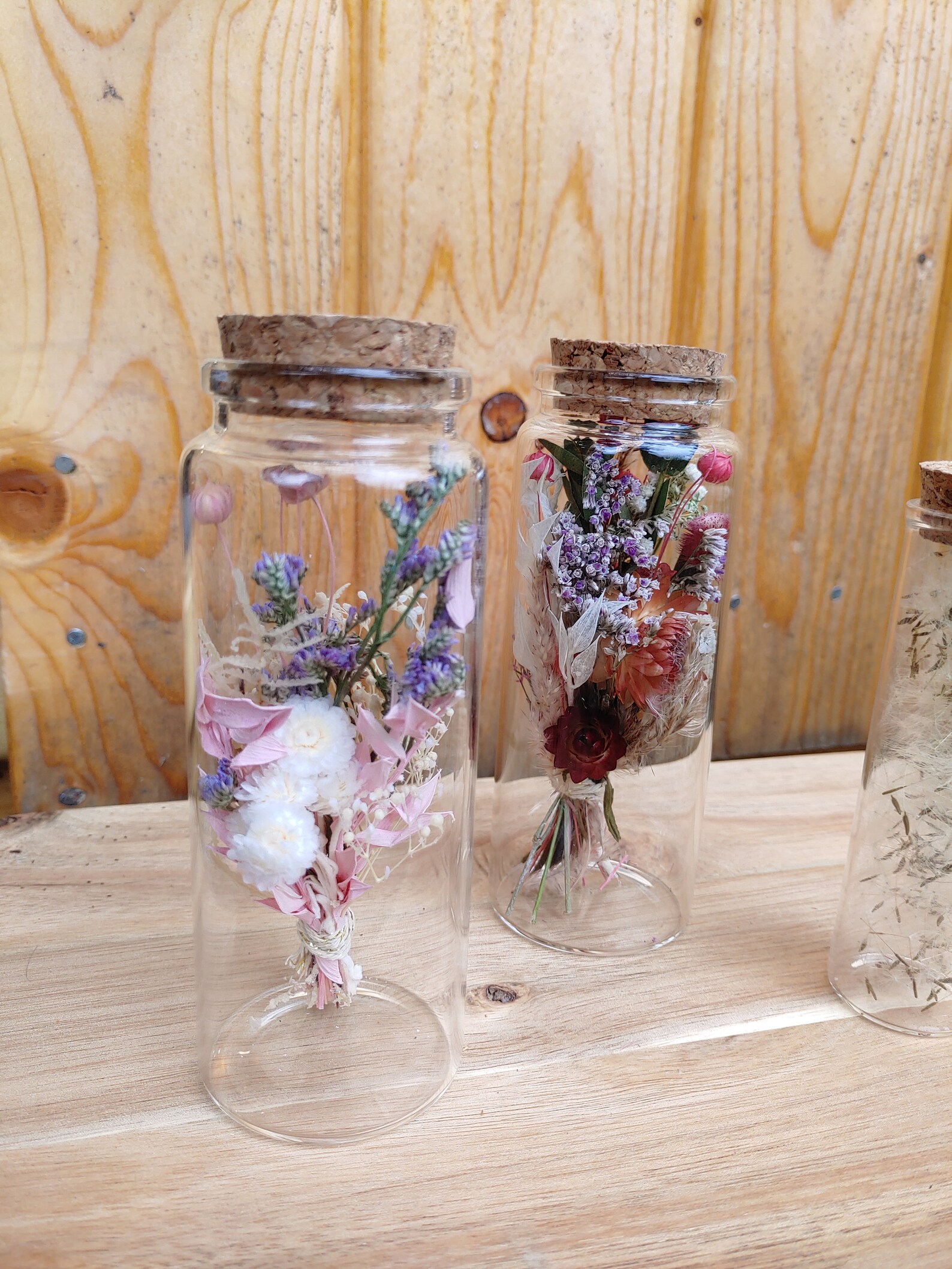 Mini dried flower dust in test tube Etsy