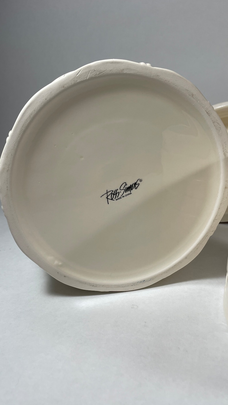 Canister Canister Set 3 Piece Canister Set Rosssimons Etsy