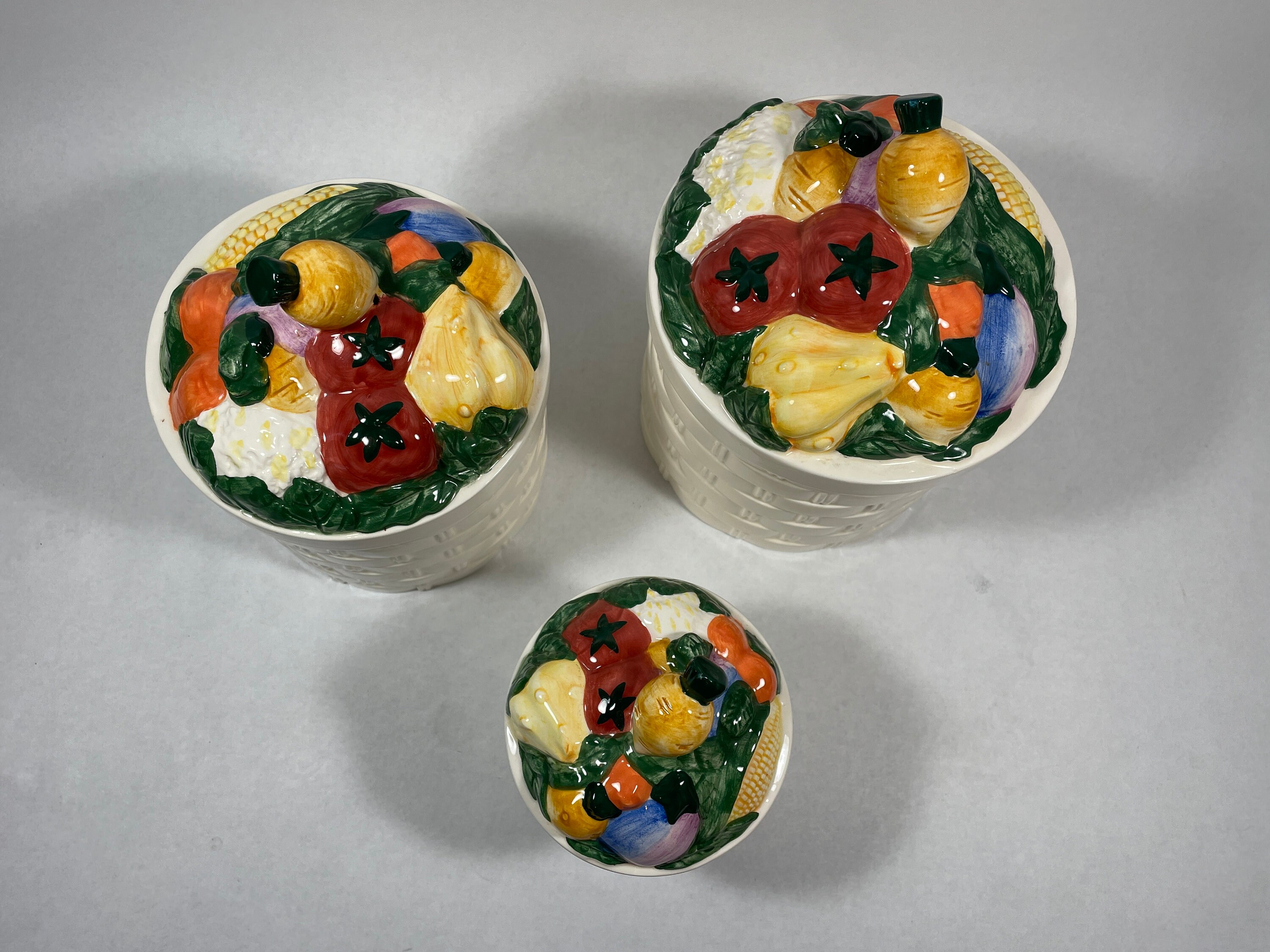 Canister, Canister Set, 3 Piece Canister Set, Rosssimons Canister Set