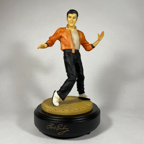 Elvis Elvis Statue Elvis Figurine Musical Statue Elvis Etsy