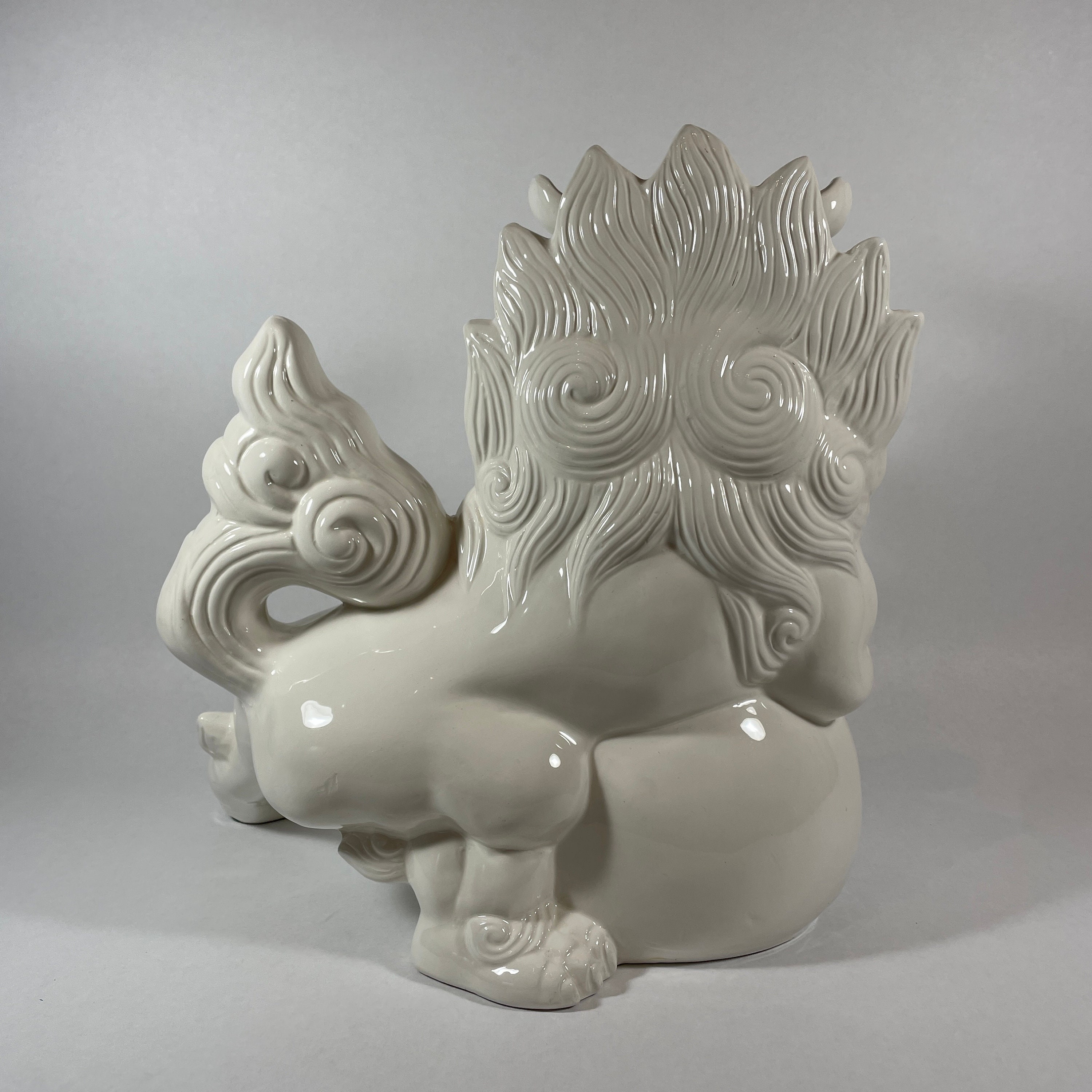 Foo Dog Large Foo Dog Foo Dog Figurine Foo Dog Sculpture Etsy