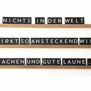 10 Buchstabenkarten für individuelle Schriftzüge, Sprüche, minimalistisch