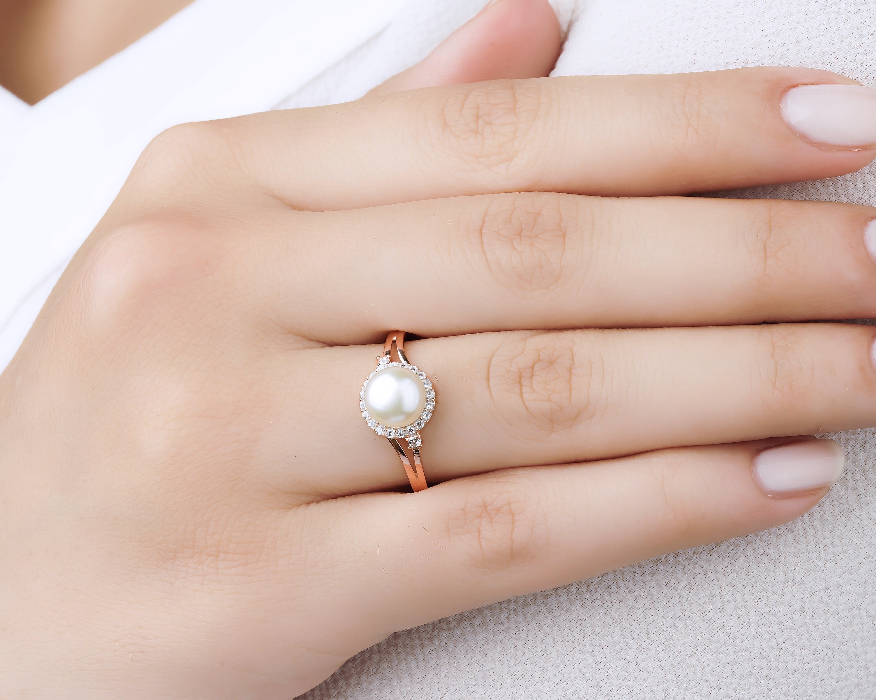 18k Gold Plated Baroque Pearl Ring - Adjustable Statement Jewelry For Women