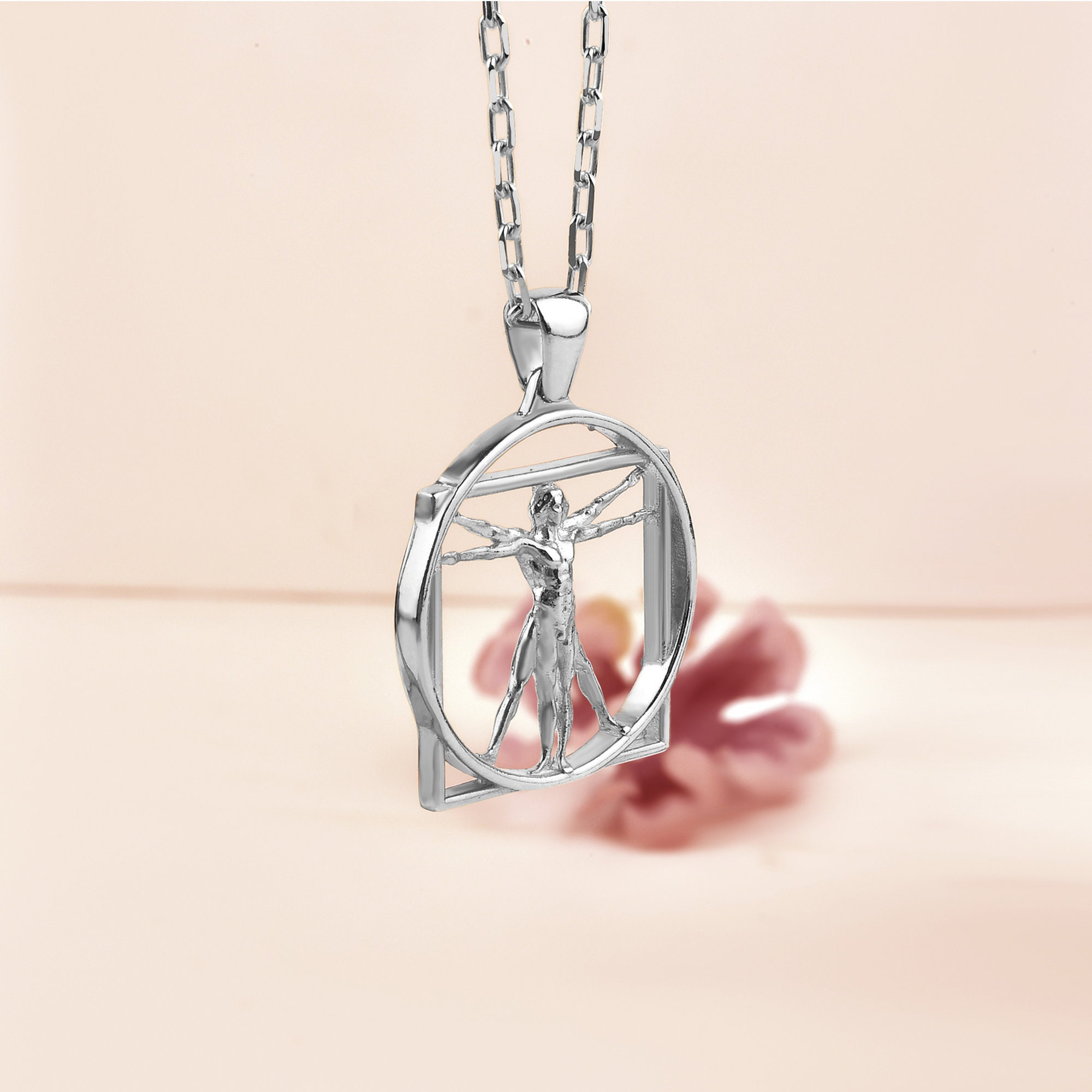 Vitruvian Pendant - Etsy