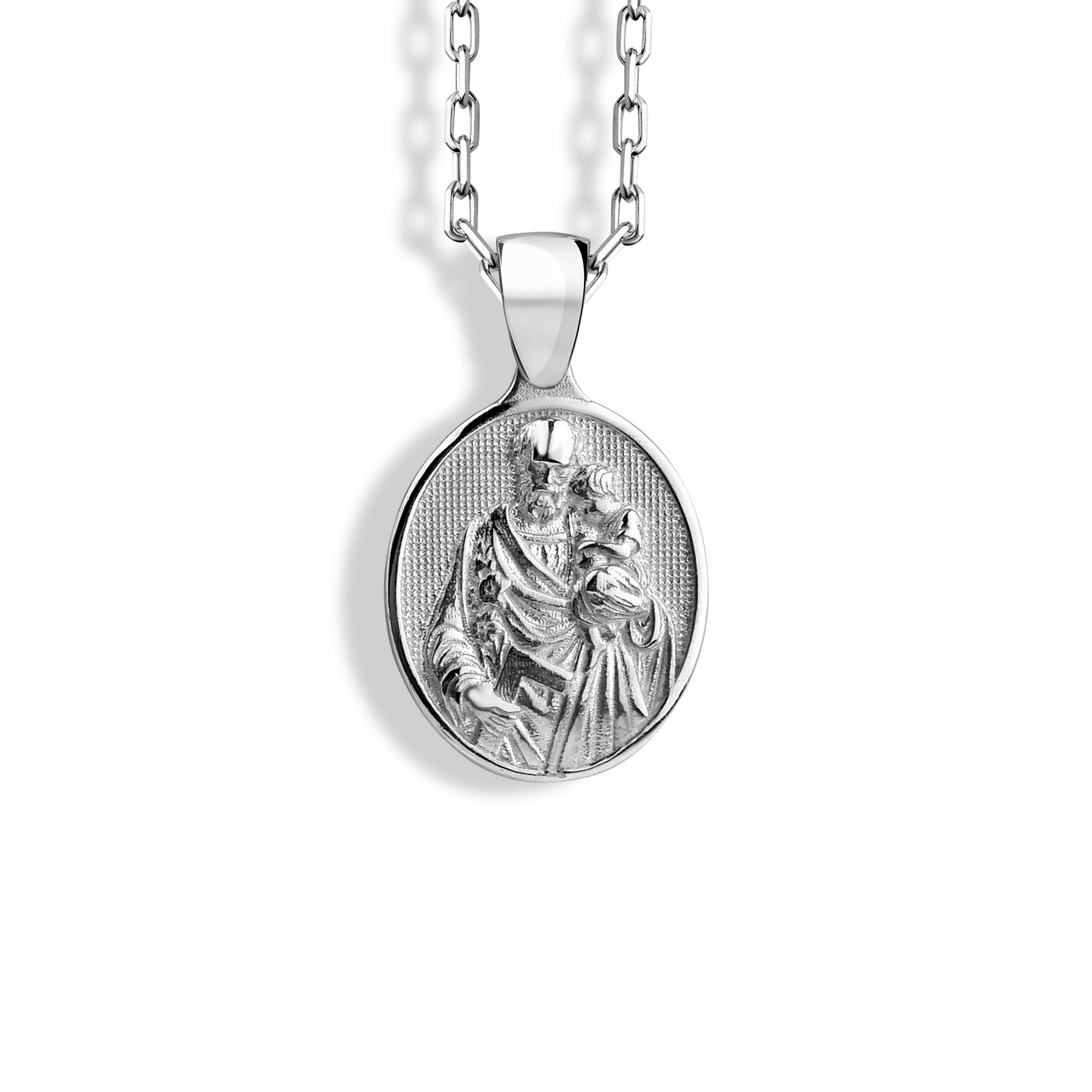 Collana Da Uomo Cattolica Con San Giuseppe Da Copertino - Foto 4