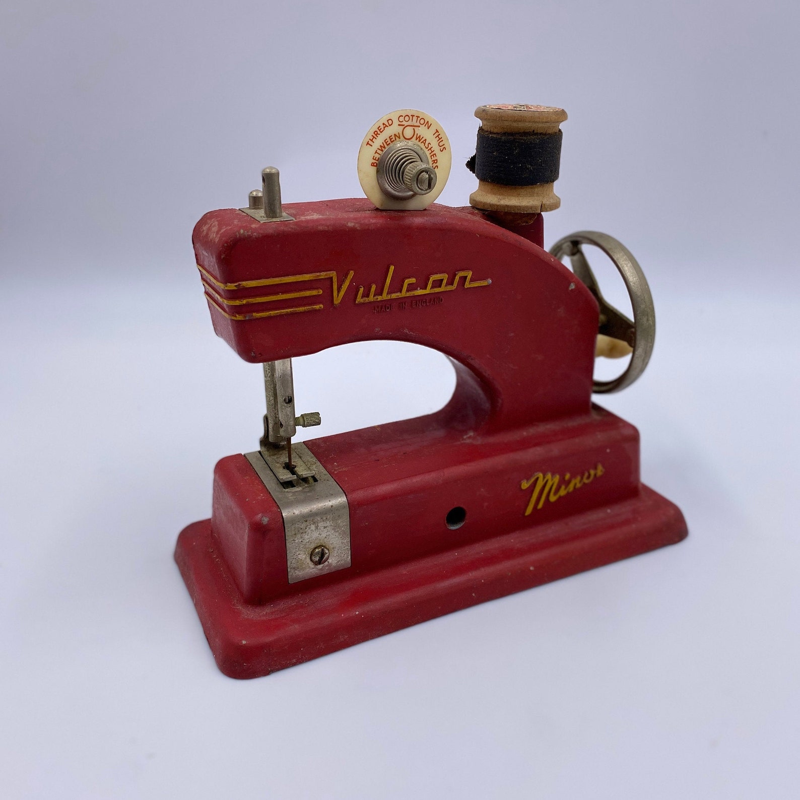 Vintage Vulcan minor sewing Machine antique kids sewing | Etsy