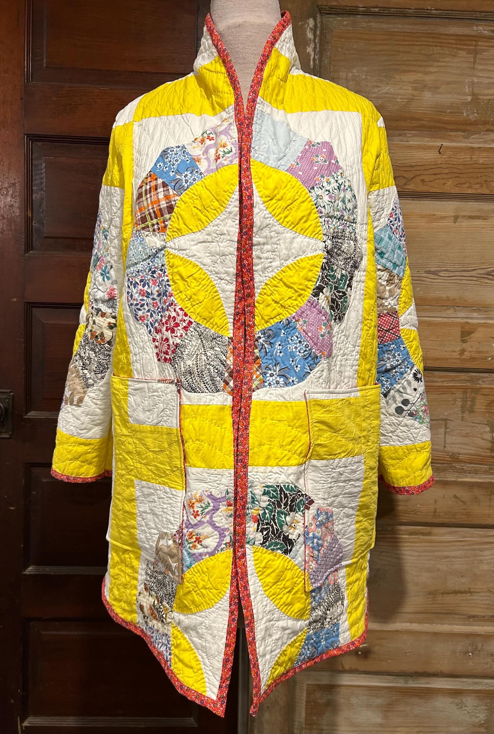 ジャケット・アウター vintage fabric feed sack jacket Feed Sack Jacket - Etsy Canada