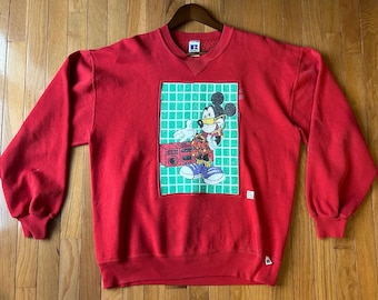 Vintage, up-cycled Mickey Mouse blanket sweatshirt